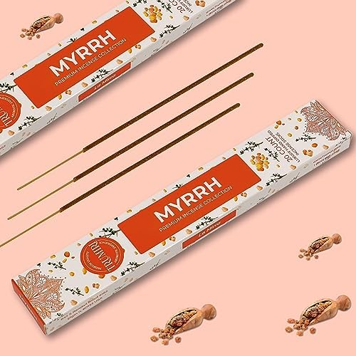 Myrrh Incense Sticks - 40 Stick Dual Pack - Natural Non Toxic