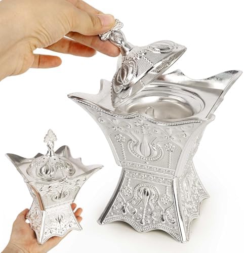 Bakhoor Incense Burner - Trophy Shape Silver