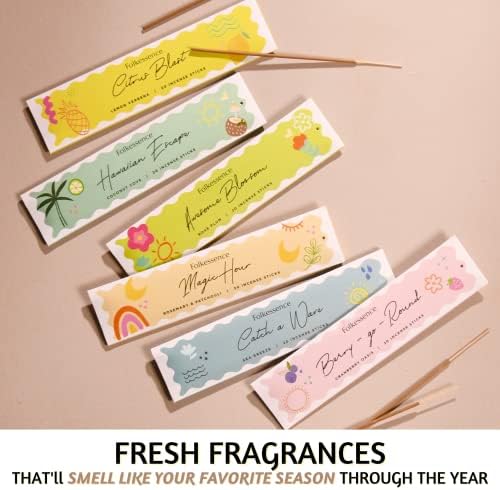 Folkulture Incense Sticks Set of 6 with 120 Pieces 1