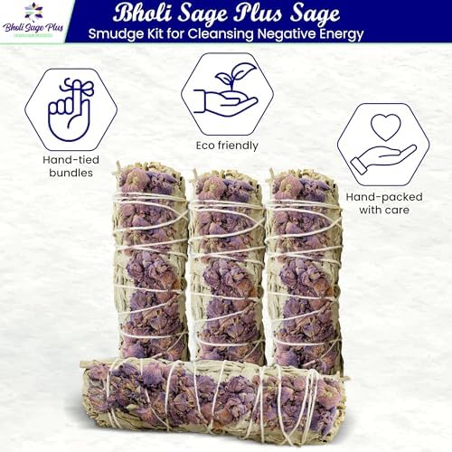 Lavender White Sage Incense Sticks for Cleansing and Calming