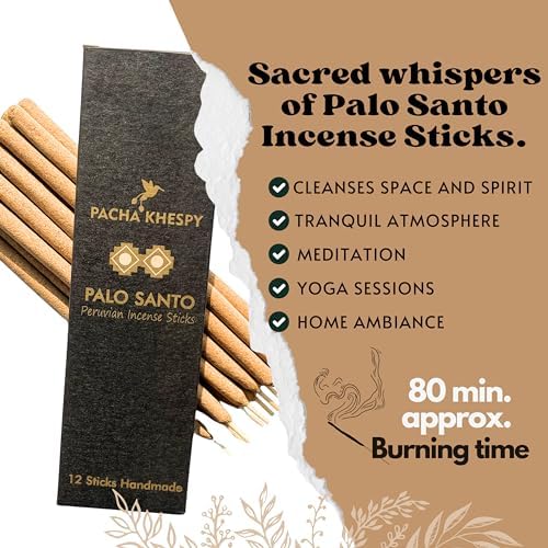 Palo Santo Incense Sticks - 12 Pack Natural