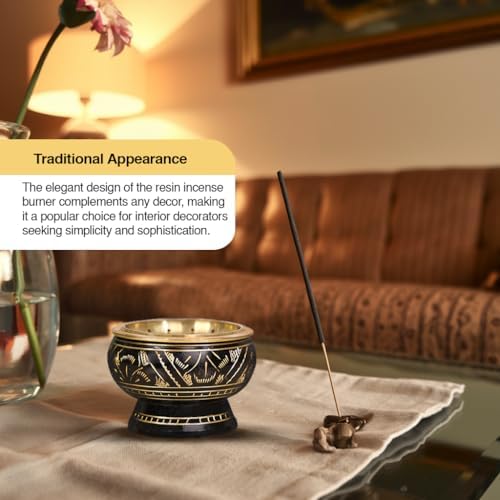 ARO VATIKA Incense Burner Black Stand