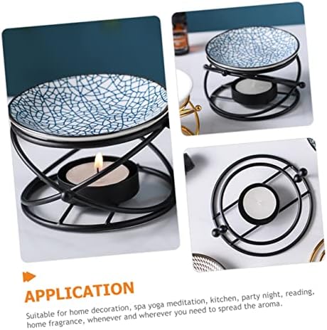 Amosfun Elegant Desktop Incense Burner Candle Holder