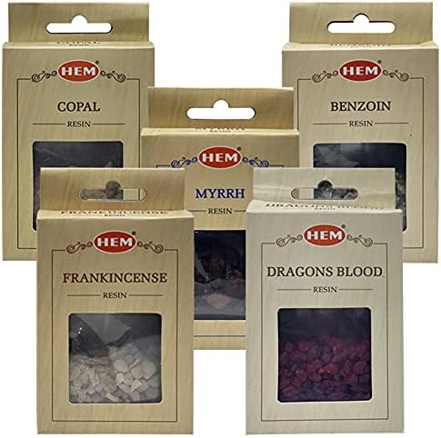 TRUMIRI Dragons Blood Benzoin Copal Incense Variety Pack 3 Sets
