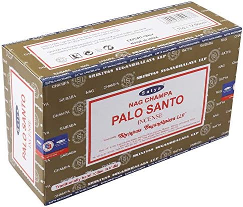 Satya Palo Santo Incense Sticks 12 Packs 15 Grams
