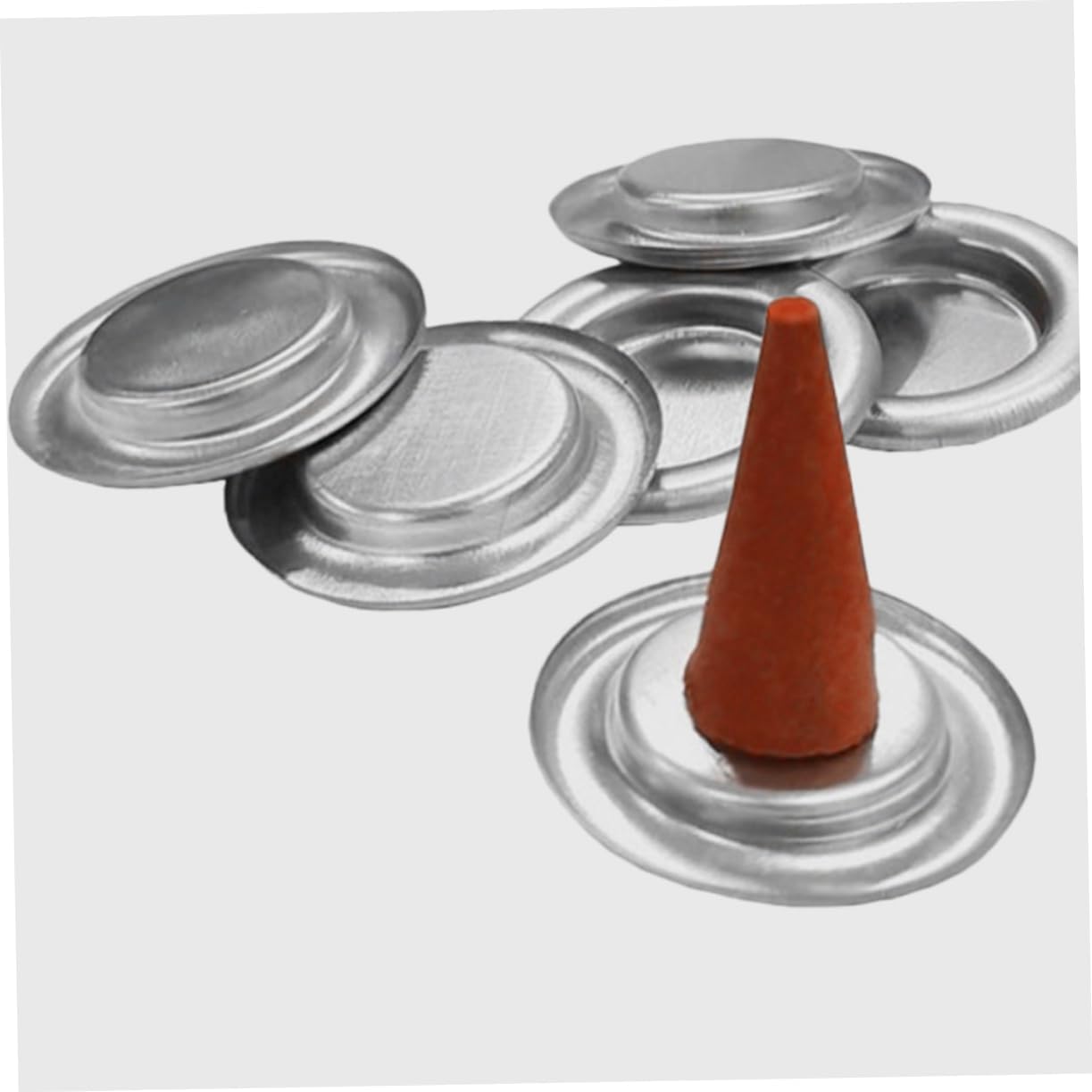 ABOOFAN 20 Pcs Alloy Incense Tray Burner for Home Decor