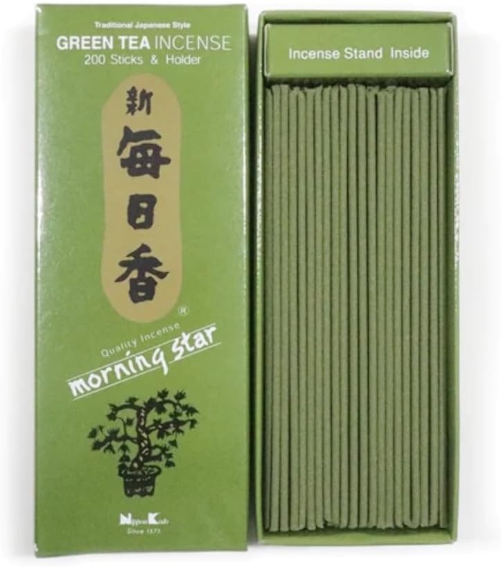 Morning Star Green Tea Incense 200 Sticks