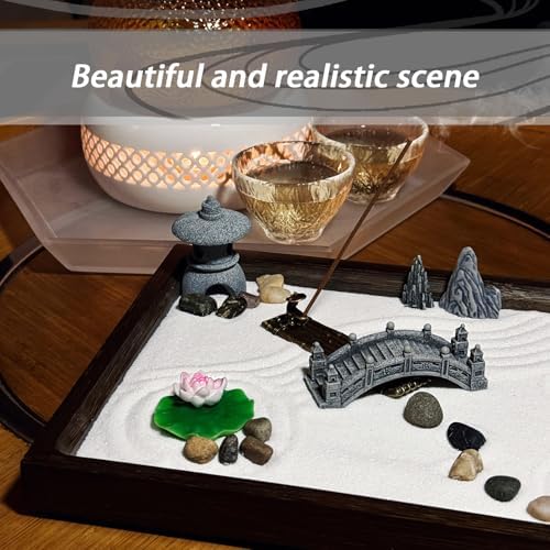 SRAYW Zen Garden Kit for Desk Decor