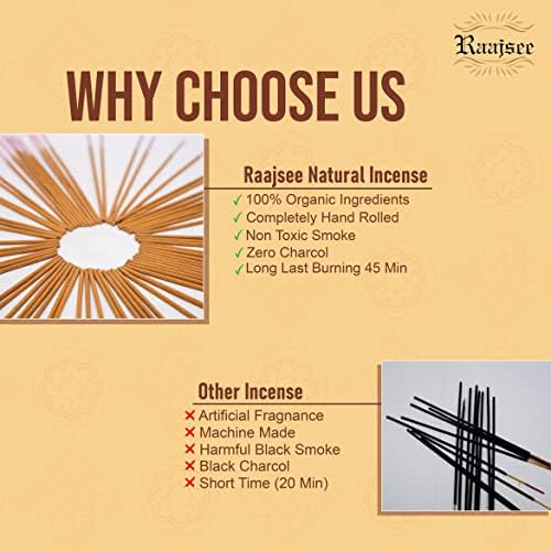 Raajsee Sandalwood Incense Sticks 100 Gm Pack