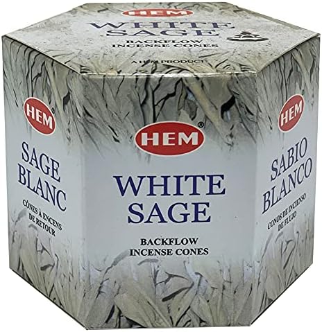 TRUMIRI White Sage Backflow Incense Cones