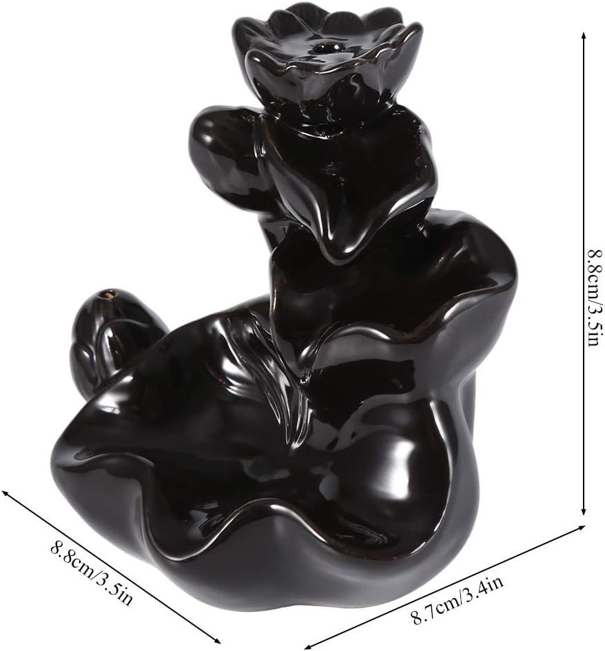 Ceramic Backflow Incense Holder Stand for Home Decor