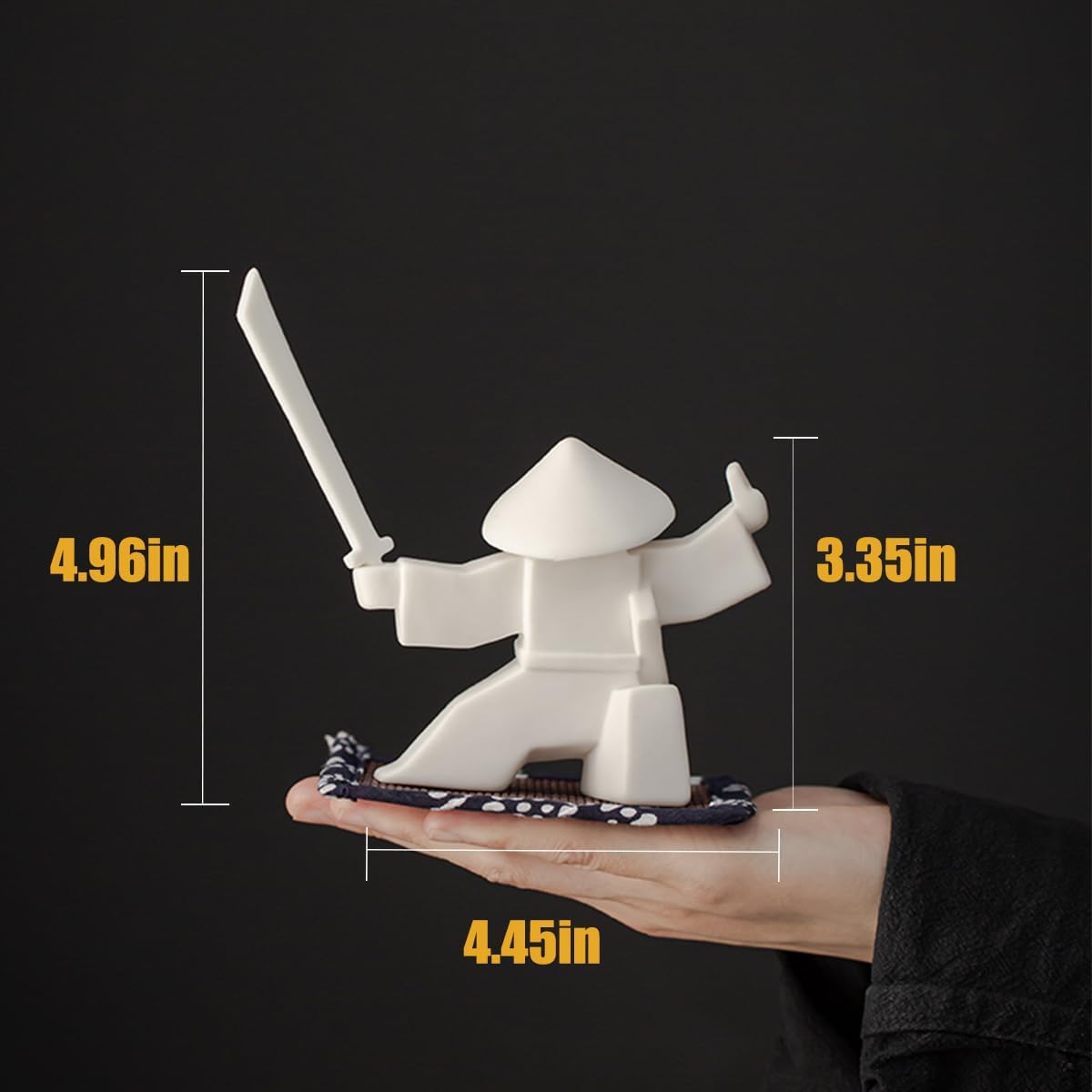 EAEDMY Samurai Figurine Decor Incense Holder
