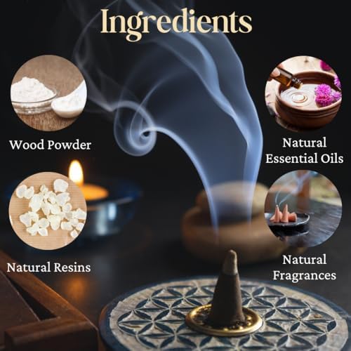 Bless International Frankincense Myrrh Natural Incense Cones 20 Count