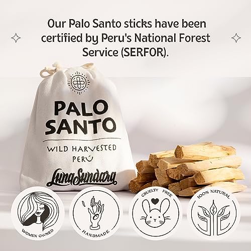 Luna Sundara Palo Santo Sticks 100g Authentic Smudge Sticks