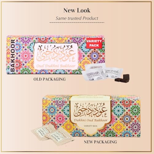 Dukhni Oud Bakhoor Variety Box with Burner