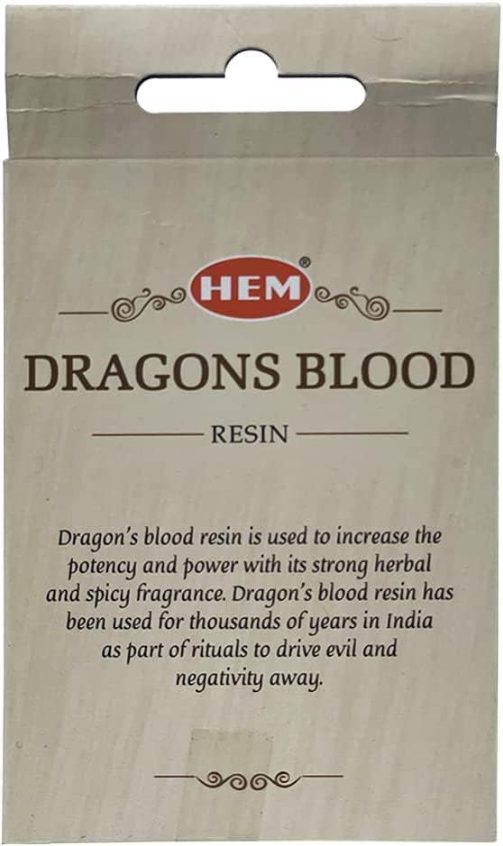 TRUMIRI Dragons Blood Incense Natural Solid Crystals