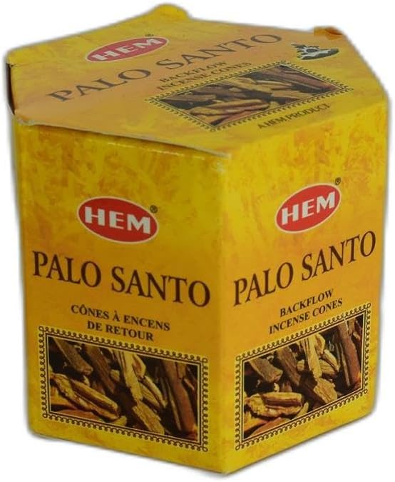 HEM Palo Santo Backflow Incense Cones - 20 Pack