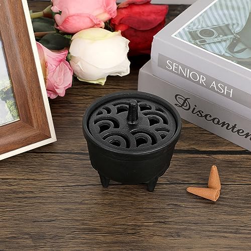 JUXYES Vintage Cast Iron Incense Burner