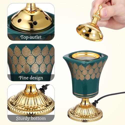 Cabilock Electric Incense Burner for Home Yoga Spa Office