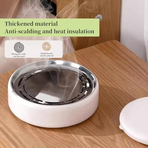 Portable Mosquito Coil Separator with Lid Anti Fly Ash Holder