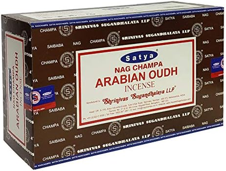TRUMIRI Arabian Oudh Incense Sticks and Holder Bundle