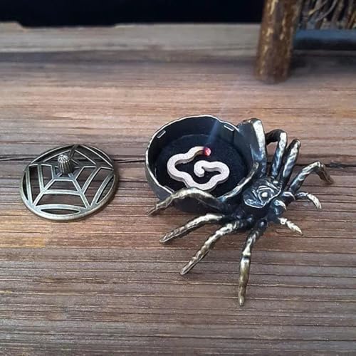 1 Piece Spider-Shaped Incense Burner - Gothic Decor Art for Living Room and Meditation