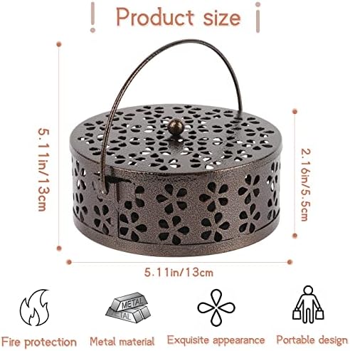 Portable Mosquito Coil Holder with Handle