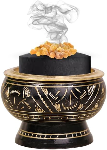 ARO VATIKA Incense Burner Black Stand