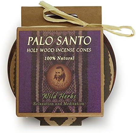 Palo Santo Incense Cones with Burner Kit - 6 Cones