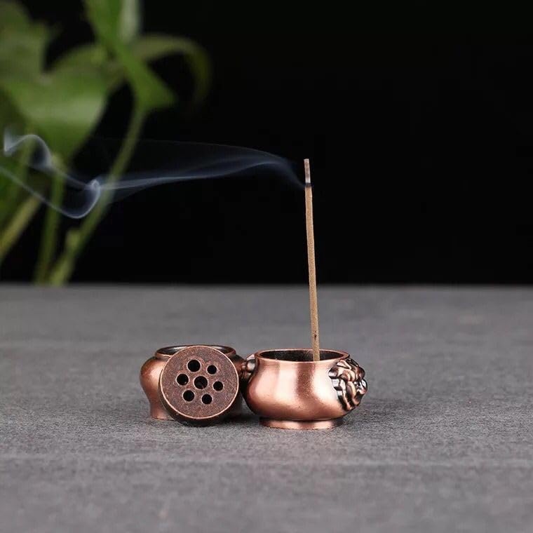 Copper Incense Burner Holder for Joss Stick Tower Incense Coil