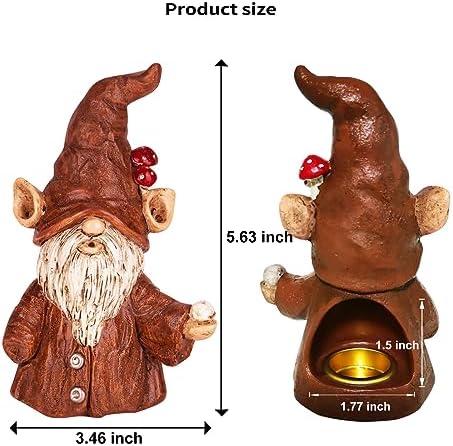 Gnome Incense Holder for Sticks and Cones Unique Christmas Decor