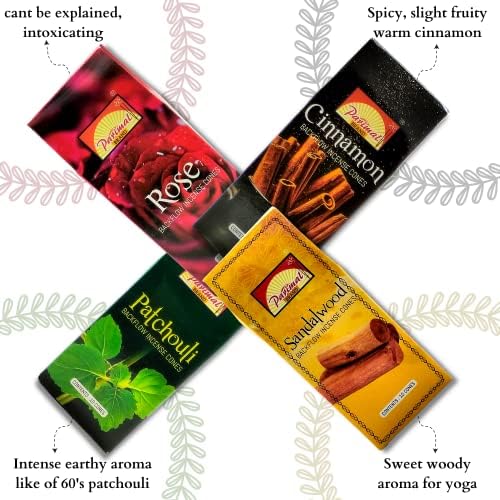 Calmveda Backflow Incense Cones - 10 Variants 100 Cones