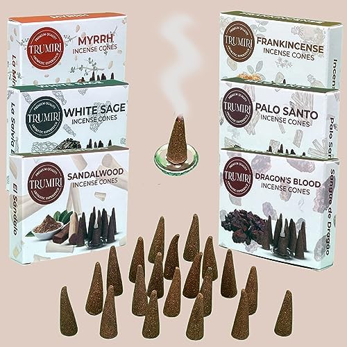Trumiri Woody Incense Cones Variety Pack 60 Pieces
