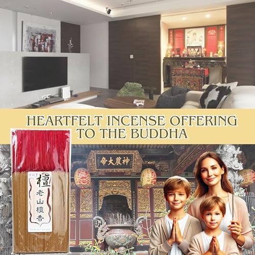 LaoShan Sandalwood Incense Joss Sticks 400 Sticks
