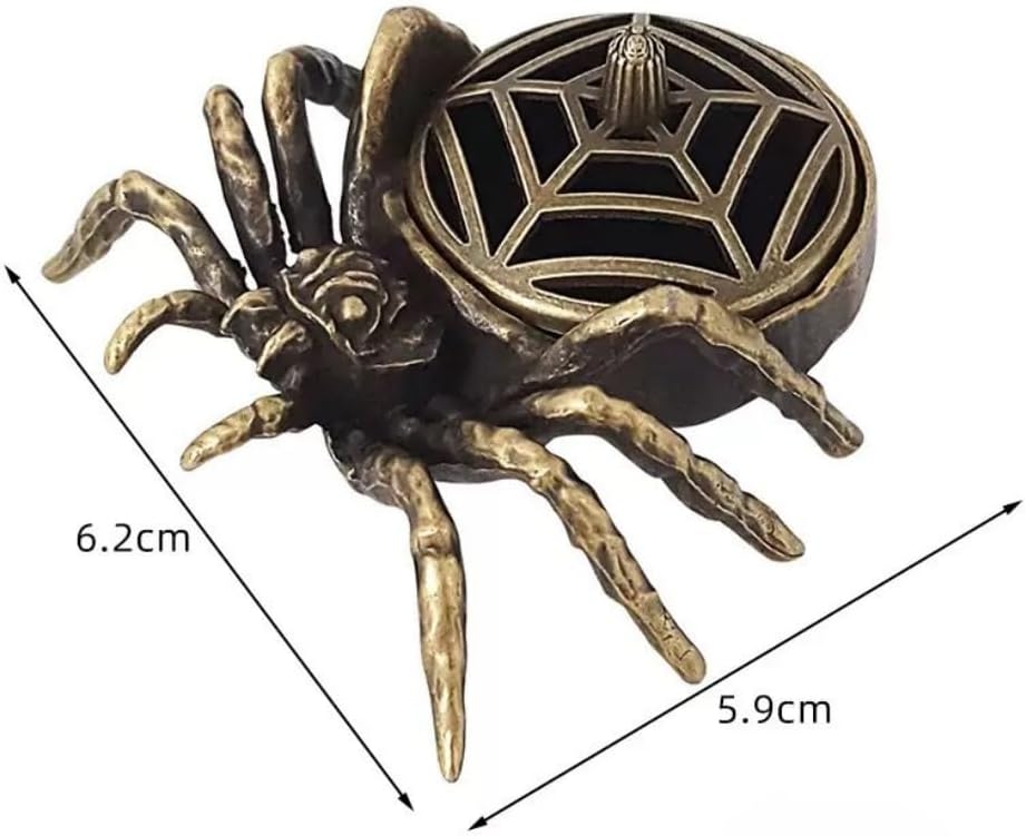 1 Piece Spider-Shaped Incense Burner - Gothic Decor Art for Living Room and Meditation