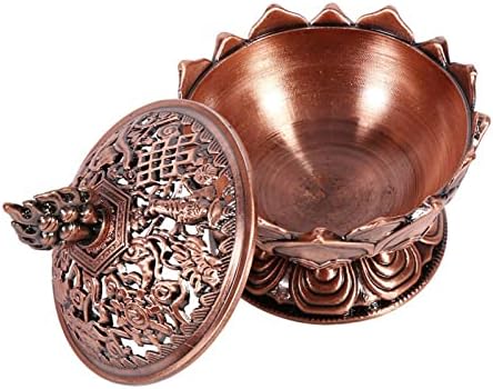 Milltrip Bronze Incense Cone Holder with Antique Design