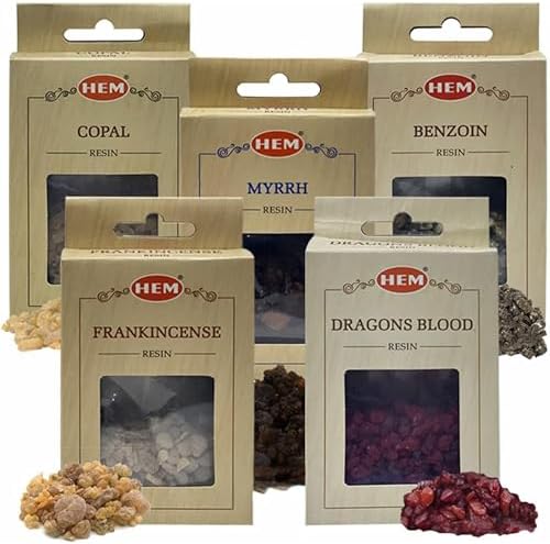 TRUMIRI Dragons Blood Benzoin Copal Incense Variety Pack 3 Sets