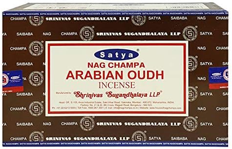 TRUMIRI Arabian Oudh Incense Sticks and Holder Bundle