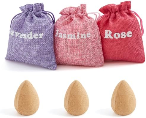 Backflow Incense Cones Set of 6 Lavender Jasmine Ocean Sandalwood White Sage Rose