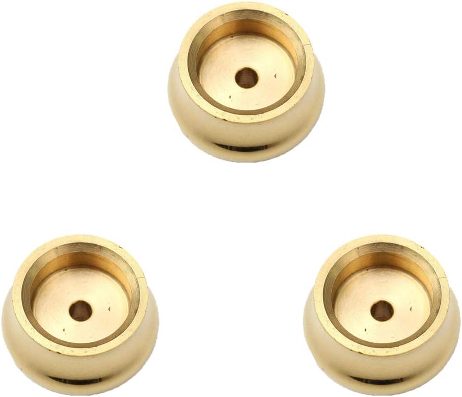 Acxico 3Pcs Mini Copper Incense Cone Stick Burner Plates