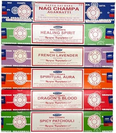 Dinil Satya Incense Sticks Assorted Set of 6 Pack