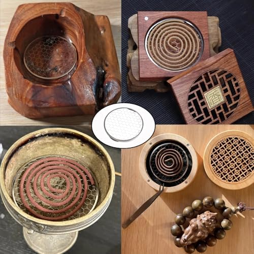 NentMent 5 Pack Charcoal Discs Burner Screen Replacement