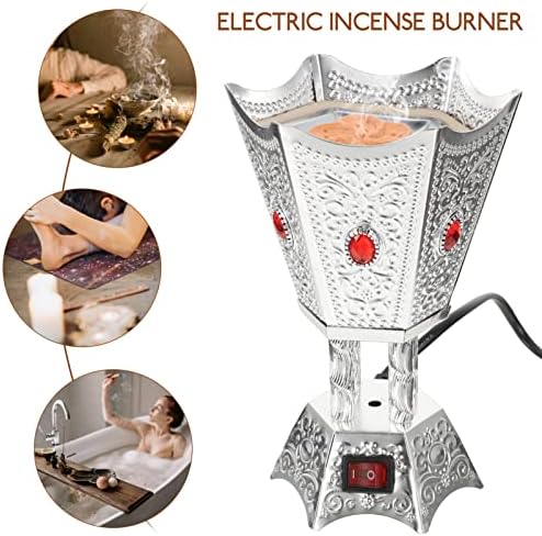 SEWACC Bakhoor Electric Incense Burner Silver