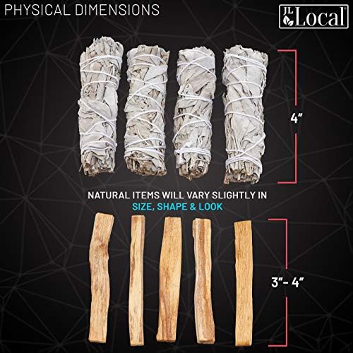 Smudge Kit Refill - White Sage Palo Santo for Healing and Purifying