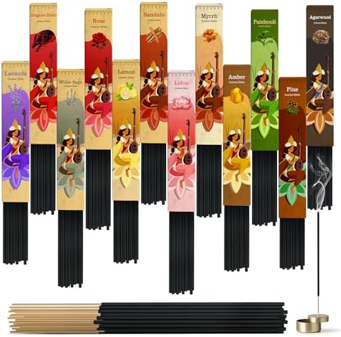 USKICH Incense Sticks Variety Pack 240 Sticks