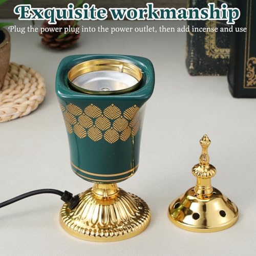 Cabilock Electric Incense Burner for Home Yoga Spa Office