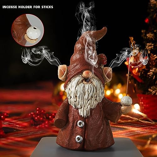 Cute Gnome Incense Holder for Sticks and Cones 1