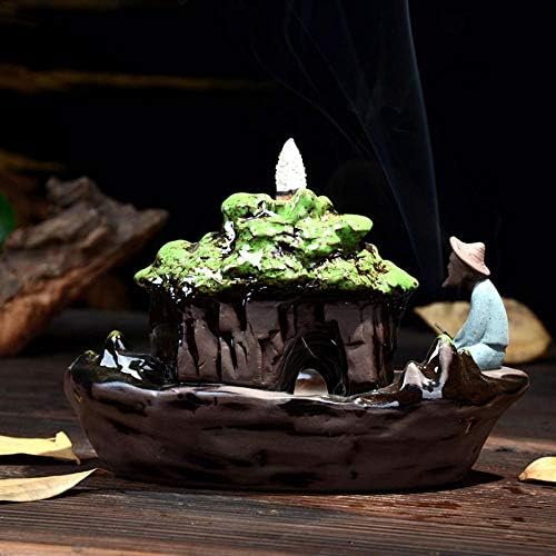 Guilin Landscape Incense Burner Porcelain Holder