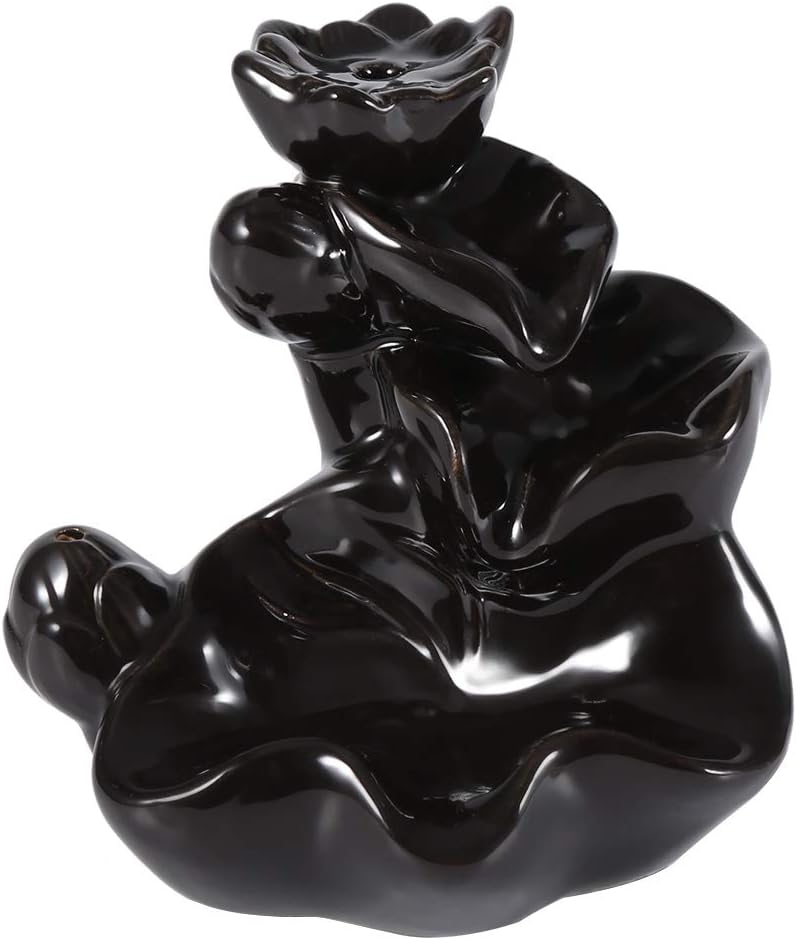 Ceramic Backflow Incense Holder Stand for Home Decor