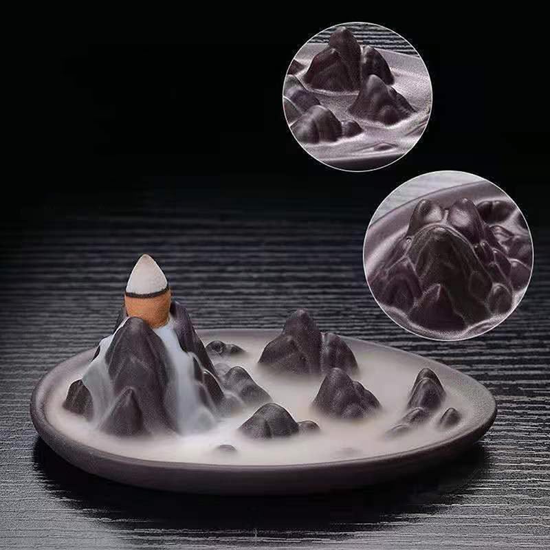 Yeehtech Incense Burner Ceramic Backflow Censer Holder